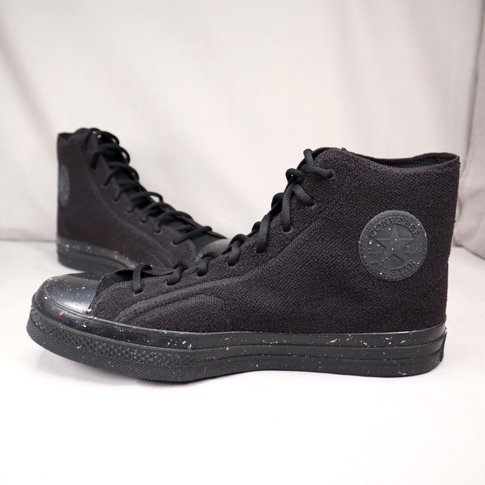 Converse Men Size 11 Shoes Renew Knit Chuck 70 Hi All Star 172033C Black Sneaker